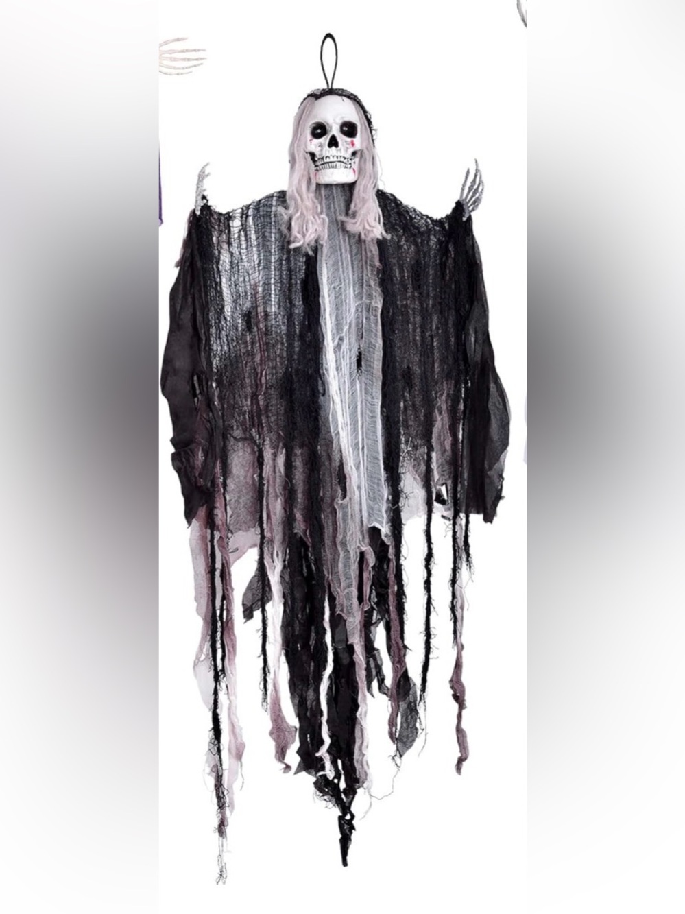 Halloween Decor Hanging Skeleton Woman Ghost